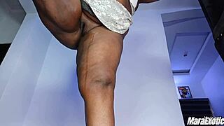 POV Thick Thighs Ebony Hotwife Teases Squirts Masturbates Full Video Mara Exotic