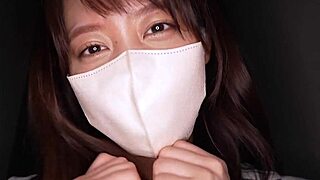 receptionist sakura sneaks horny bathroom fun at work part 1