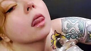 Sophia celeste unleashes extra sloppy deepthroat spit fest