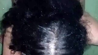 escaped to bathroom with friend for secret deepthroat blowjob sucking big cock pov creampie