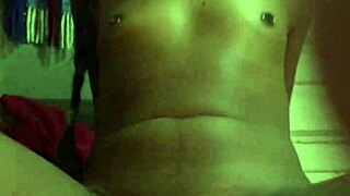 Teen Sits On Cock Rides To Orgasm Creampie