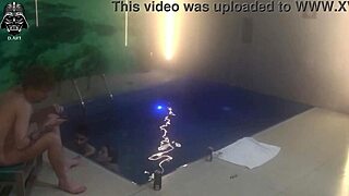 friends wanna join our motel pool threesome?