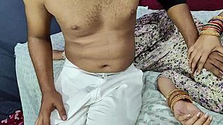 best friend blinds her horny desi bhabhi for oiled doggystyle ass worship pounding