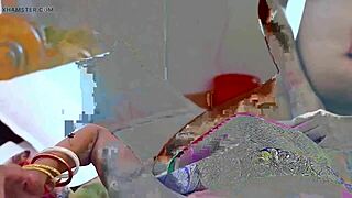 Sadhu Baba Pounds Indian Wife in Sexy Sari