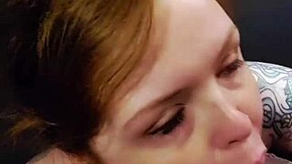 Sophia celeste unleashes extra sloppy deepthroat spit fest