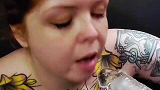 Sophia celeste unleashes extra sloppy deepthroat spit fest