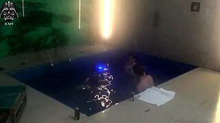 friends wanna join our motel pool threesome?