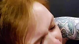 Sophia celeste unleashes extra sloppy deepthroat spit fest