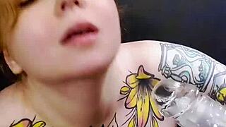 Sophia celeste unleashes extra sloppy deepthroat spit fest