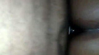 Riding huge ebony monster black cock in the hood