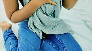 indian wife's slutty big tits girlfriend with huge pussy lips gets bent over fucked deep at office party