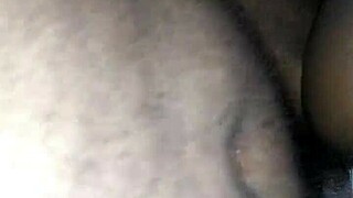 Riding huge ebony monster black cock in the hood