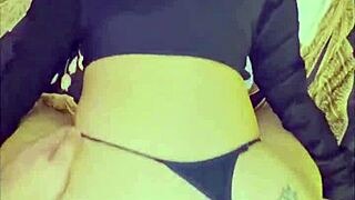 She lures him to the bedroom for intense pov doggystyle pounding and deep creampie fill-up