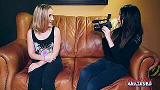 olyssia and ryann petite brunettes sloppy deepthroat duo cum swallow fun 😈💦