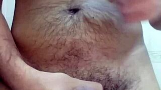 massive black cock stuffs babe's mouth with huge white dick deepthroat action
