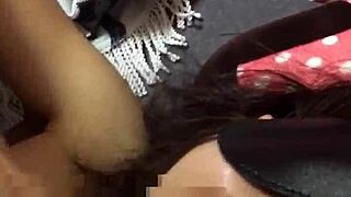 blindfolded young wife trained in ntr licks and services with intense tongue blowjob