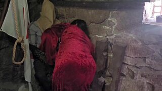 latina crossdresser sneaks into french queen's castle bedroom for fetish play