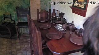 latina crossdresser sneaks into french queen's castle bedroom for fetish play