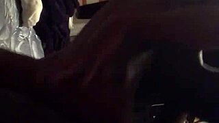 ebony amateur teen bends over for big black cock backshots