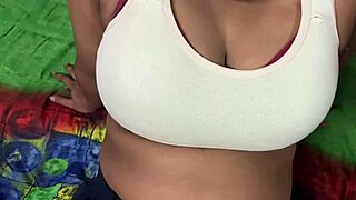 step sister slips into girlfriend role for steamy fingering fun