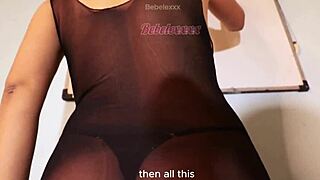 submissive redhead teacher toys tight pussy double penetration lesson