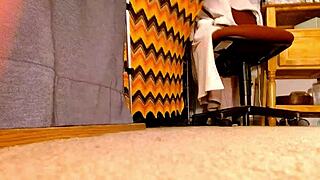 Dawnskye1962 Wiggles Huge Tits and Ass in Pantyhose Closeup!