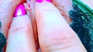 she casually fingers strawberry pink pussy hitting perfect clit