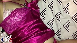 french slut in satin nightie deepthroats cock rimjobs ass with dirty talk