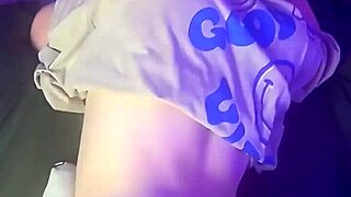 Quick creampie turns half-naked roommate into dripping mess