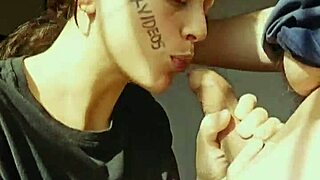 god i love sucking this cock in my amateur blowjob clip