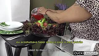 empregada dominated by boss and corno husband in latina wife workout interracial ass play