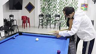 pervy stepbro teaches latina stepsis pool then fucks her tight pussy