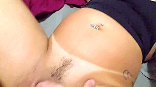 He creams the juiciest big clit greluda pussy in casting interview