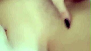 Brunette's solo toy ride fingering dildo vibrator leads to wet orgasm compilation