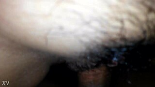 Watch this hairy cunt get fucked close up in horny pov rotation!