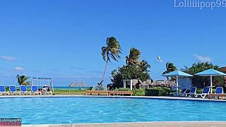 Horny Wife Orgasms Wild After Cheating Stranger Wrong Room Mix-Up!