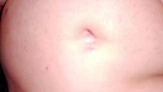 bbw sucks his small cock then takes doggy pounding from chubby dude