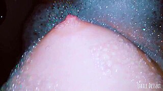 I love touching this small-tit girl's bath body umm