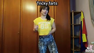 check these fresh january farts from my hairy pussy close up compilation