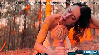 i couldn't resist scarlett taylor's big tits riding outdoors quickie cumshot