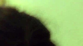 oops loud voice as she deepthroats on knees in glasses