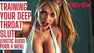 Hey babe train this deep throat slut with dirty moans and wet pussy sounds 💦😩 cum covered audio fun!