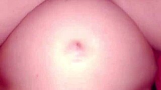 bbw sucks his small cock then takes doggy pounding from chubby dude