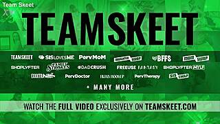 yo this babysitter's no ordinary sitter she takes boss cock deep on the sofa