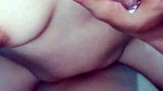 he fucks stepmom and showers her with milk while dad is at work