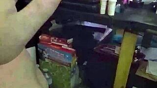 kandy kane bbw housewife deepthroats chubby tits out homemade sri lankan style