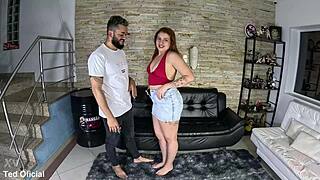 casal brasileiro chama amigo pra mmf 3some com anal intenso e gozo 💦🍑🔥