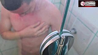 Agatha Mama's Hot Maid Sits on Cock Without Panties During Cleaning