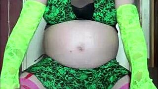 Shy bisexual crossdresser craves real cock deepthroat after ass pulls