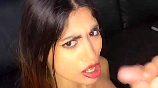 boss cock sucks hard on face